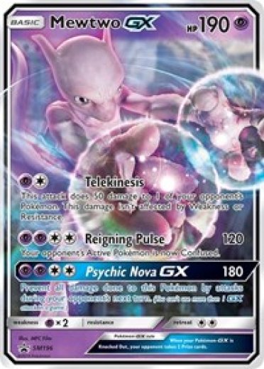 Mewtwo GX - SM196 - Sun & Moon Promos - Pokemon Card Prices & Trends