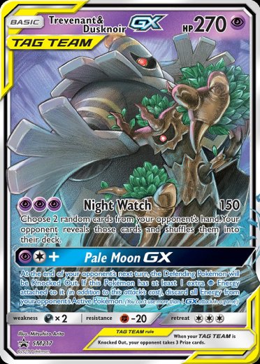 Trevenant & Dusknoir GX - SM217