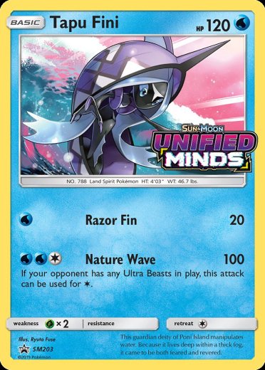 Tapu Fini - SM203 (Prerelease) [Staff]