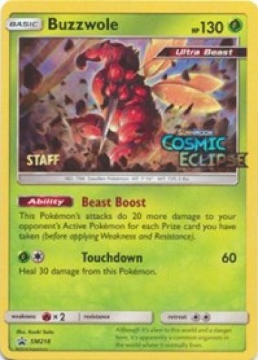 Buzzwole - SM218 (Prerelease) [Staff]