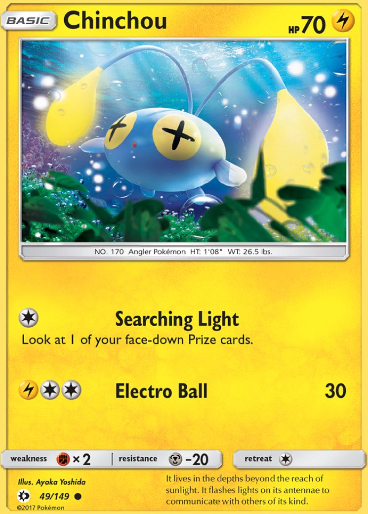 basic chinchou pokemon card value 57/101 - Ex Hidden Legends Common Card Type Chinchou Card Prices & Value