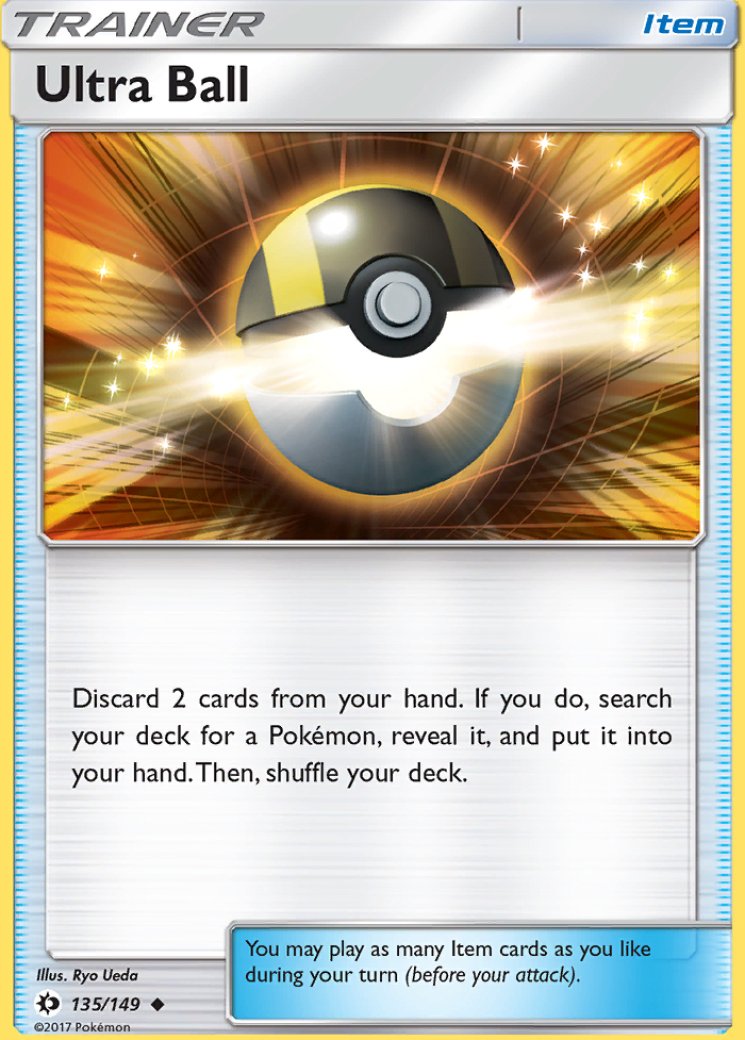pokemon ultra ball gold card UR 126/100 Star Birth holofoil pattern or surface detail) Ultra Ball (Dark Explorers 102)