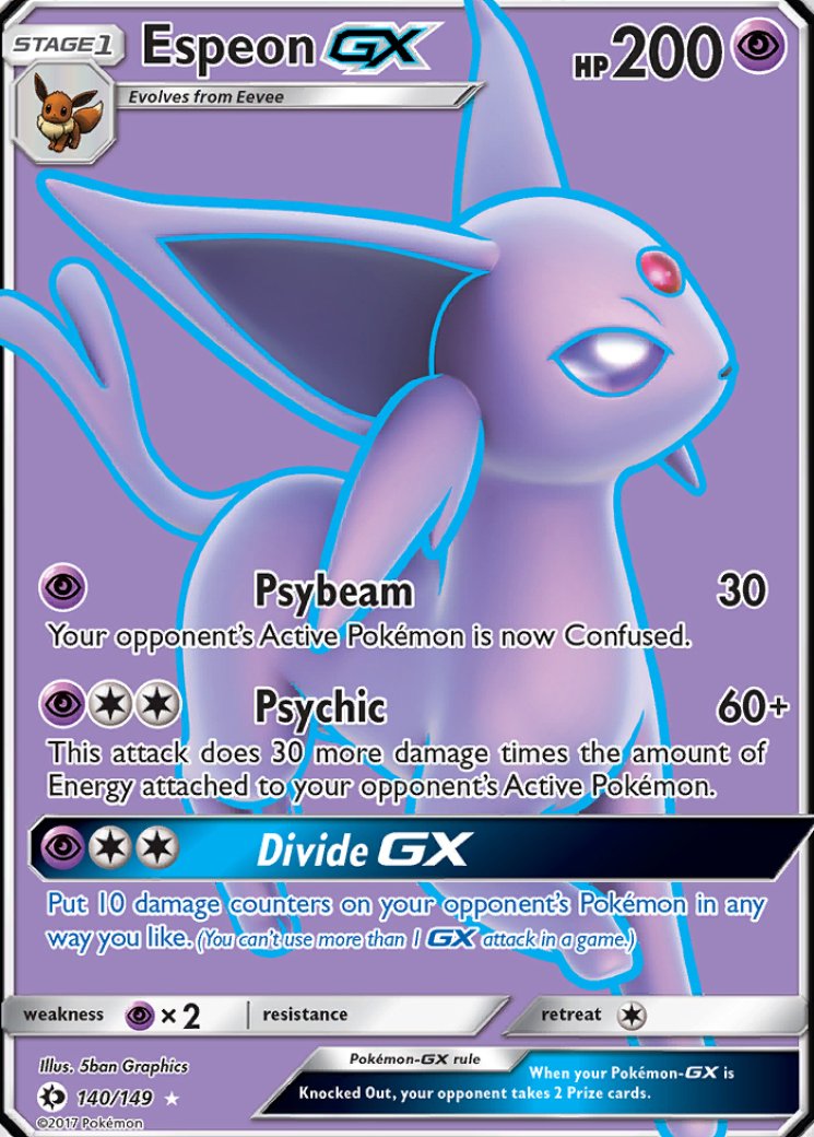 Espeon GX (Full Art) 140/149 Price 2026 | Sun & Moon