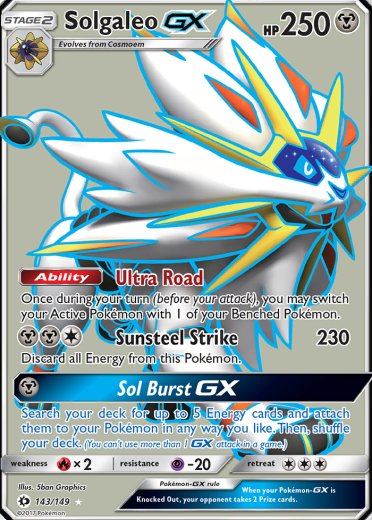 Solgaleo GX (Full Art)