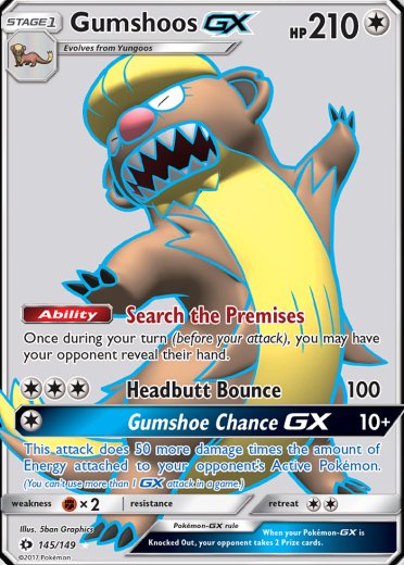 Gumshoos GX (Full Art)