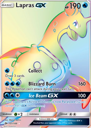 Lapras GX (Secret)