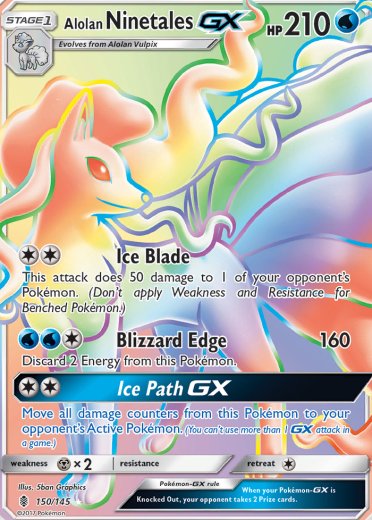 Alolan Ninetales GX (Secret)