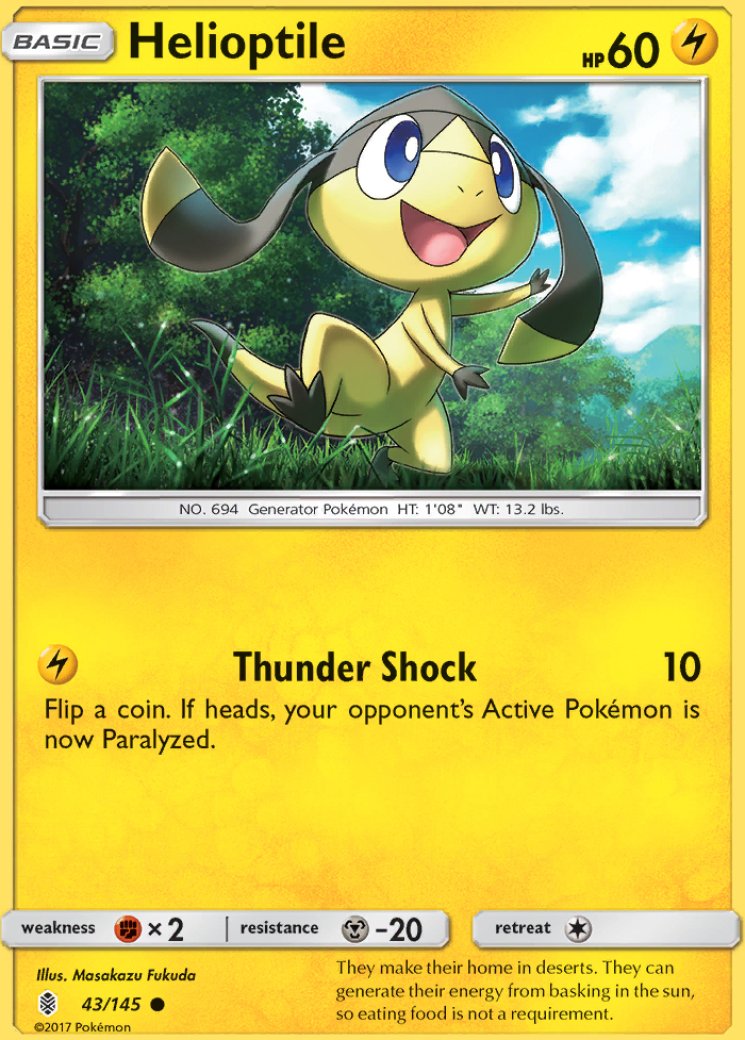 helioptile pokemon card AR 70/63 M1S Mega Symphonia Japanese GLIT Japanese Hobby Shop Common Card Type Helioptile Card Prices & Value