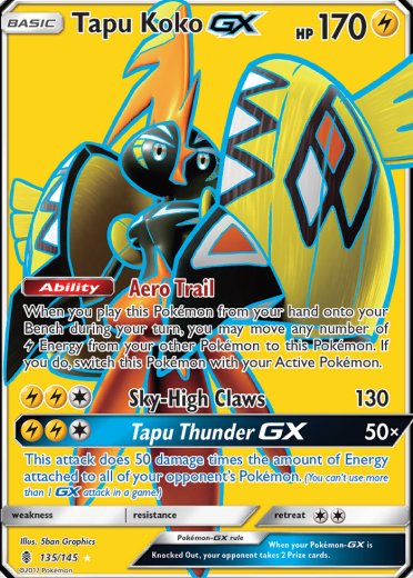 Tapu Koko GX (Full Art)