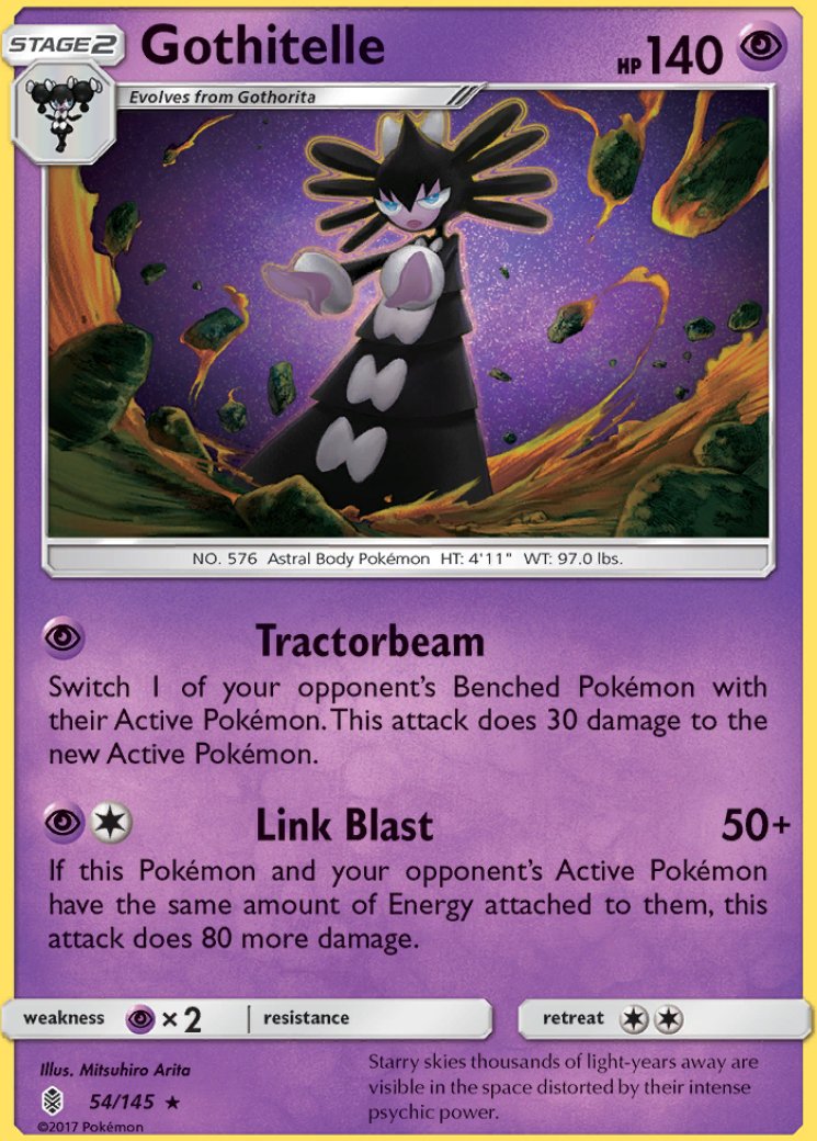 gothitelle pokemon card value Rare SV: White Flare 043/086 NM style setup or your main portfolio Gothitelle 072 - Holofoil Legendary