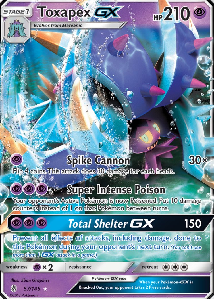 Toxapex GX - Guardians Rising - Pokemon Card Prices & Trends