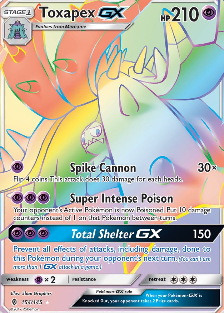 Toxapex GX (Secret) 154/145 Price 2026 | Guardians Rising