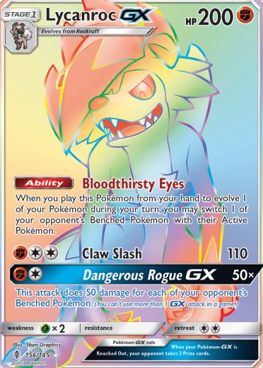 Lycanroc GX (Secret)