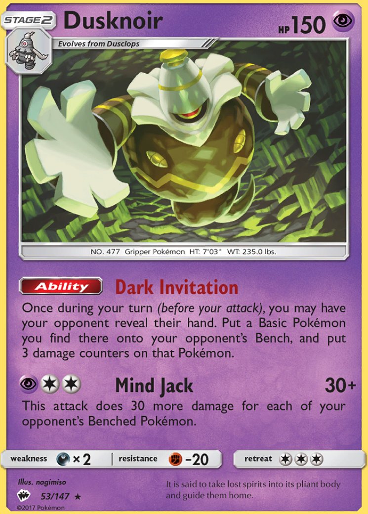 dusknoir stage 2 pokemon card value Dusknoir 62/172 Price 2026