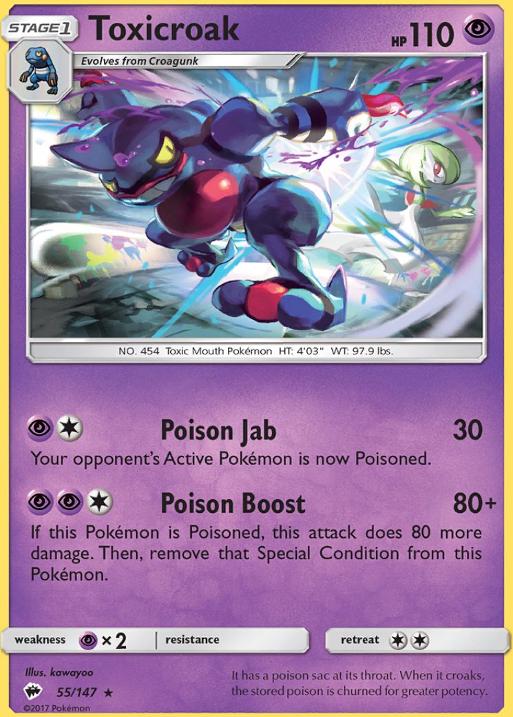 toxicroak ex pokemon card price 131/198 Toxicroak Ex