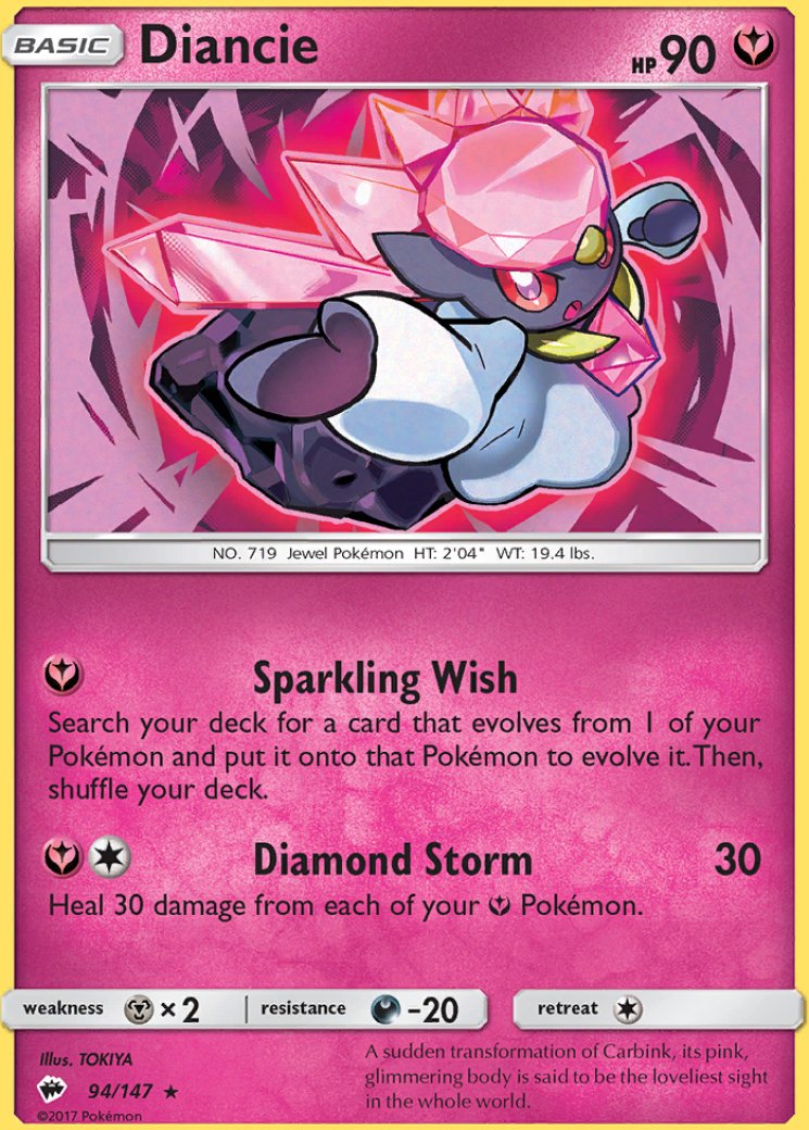 Diancie - Burning Shadows - Pokemon Card Prices & Trends Diancie - Burning Shadows - Pokemon Card Prices & Trends