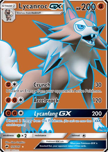 Lycanroc GX (Full Art)