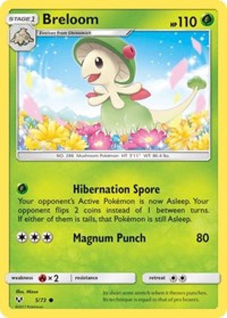 breloom v pokemon card value Pokemon Shroomish and Breloom Card Lot - 24 Cards