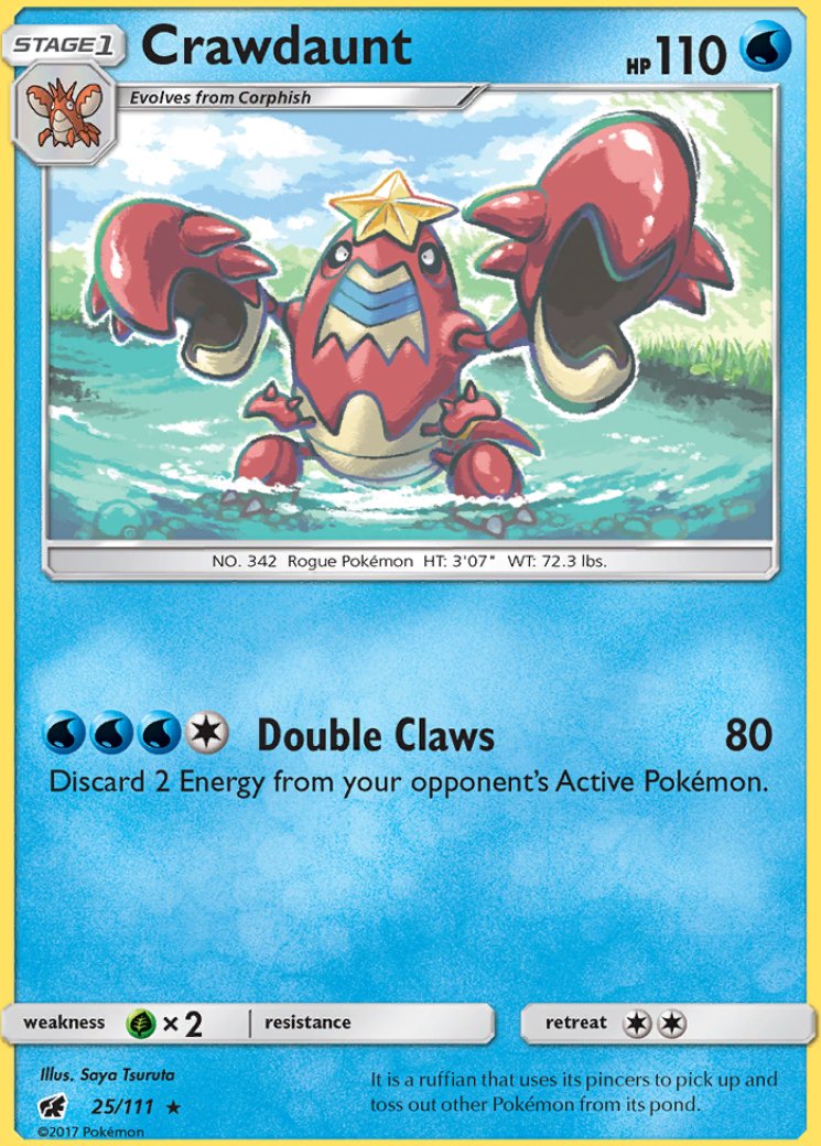crawdaunt pokemon card Single SUPREME VICTORS this attack does 50 damage plus 30 more damage Crawdaunt | Battle Styles |