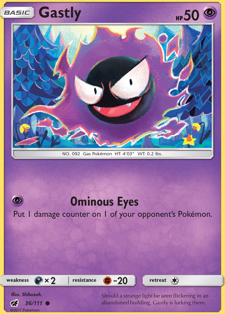 gastly pokemon card value Platinum Arceus Single Common 64/99  Pokmon Hit Points50 HP Form Gastly 36/111 Price 2026 |