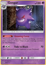rare cards in crimson invasion Gengar 38/111 Holo Pokemon Card Near Mint Evolves from Staryu Gengar