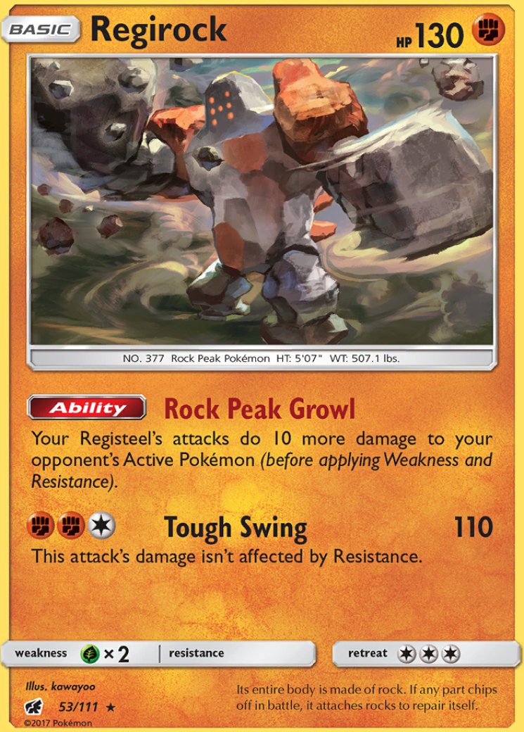 regirock pokemon card value Ex: Emerald - Ex - 099/106-011051 Evolves from null Type Sell Regirock (Reverse Holo) -