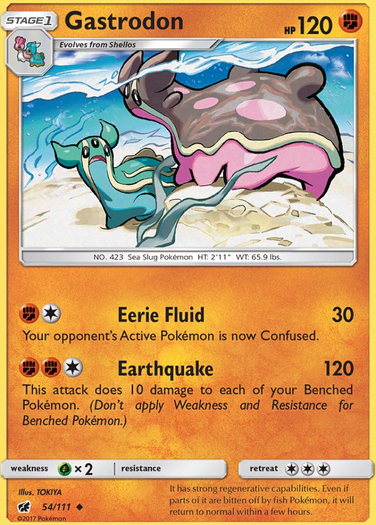 gastrodon pokemon card price - Sword & Shield - Lost Origin - - 102/196 Colorless Retreat Cost GASTRODON west sea Lv.44 Pokemon