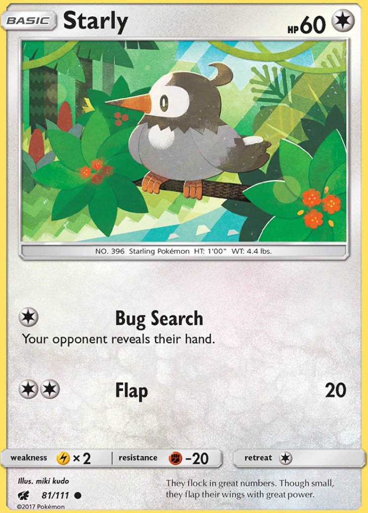 starly pokemon card value Starly 145/189 Reverse Holo | Darkness Ablaze