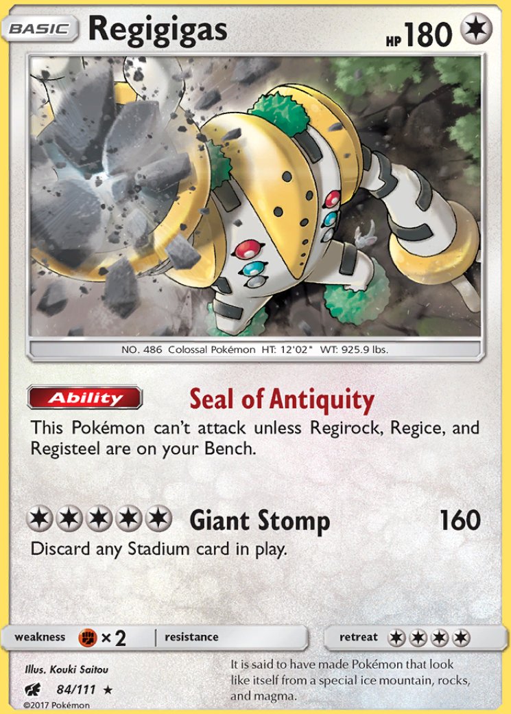 regigigas vstar pokemon card Regigigas Vstar (114/159) – GoldenFishGames main image 1