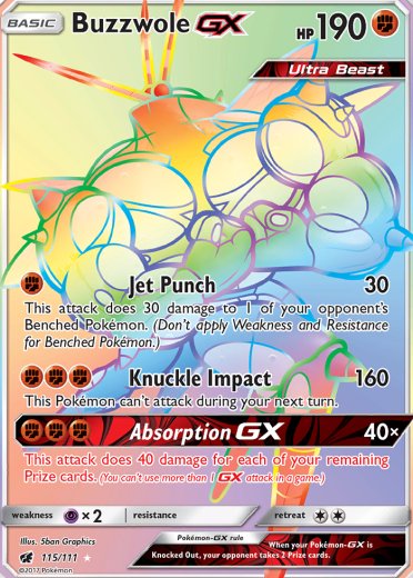 Buzzwole GX (Secret)