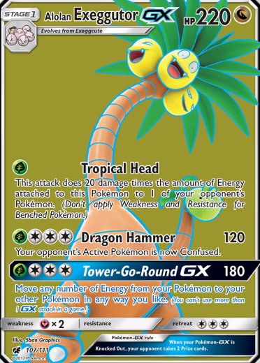 Alolan Exeggutor GX (Full Art)