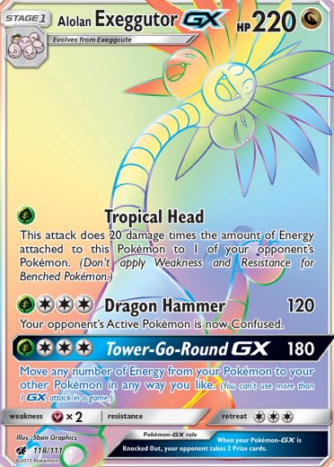 Alolan Exeggutor GX (Secret)
