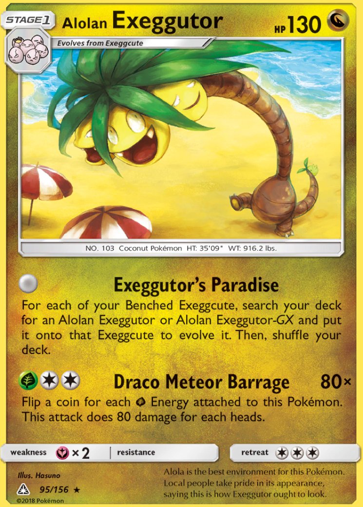 Alolan Exeggutor - Ultra Prism - Pokemon Card Prices & Trends Alolan Exeggutor - Ultra Prism - Pokemon Card Prices & Trends