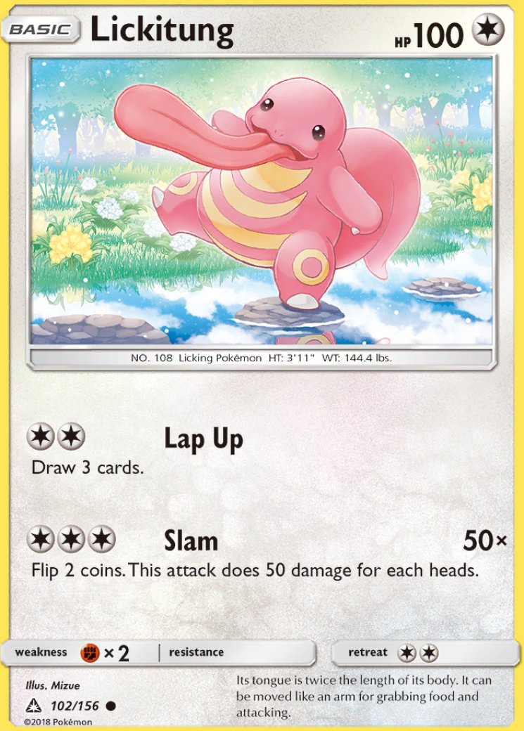 lickitung pokemon card value Pokemon - Lickitung (38)