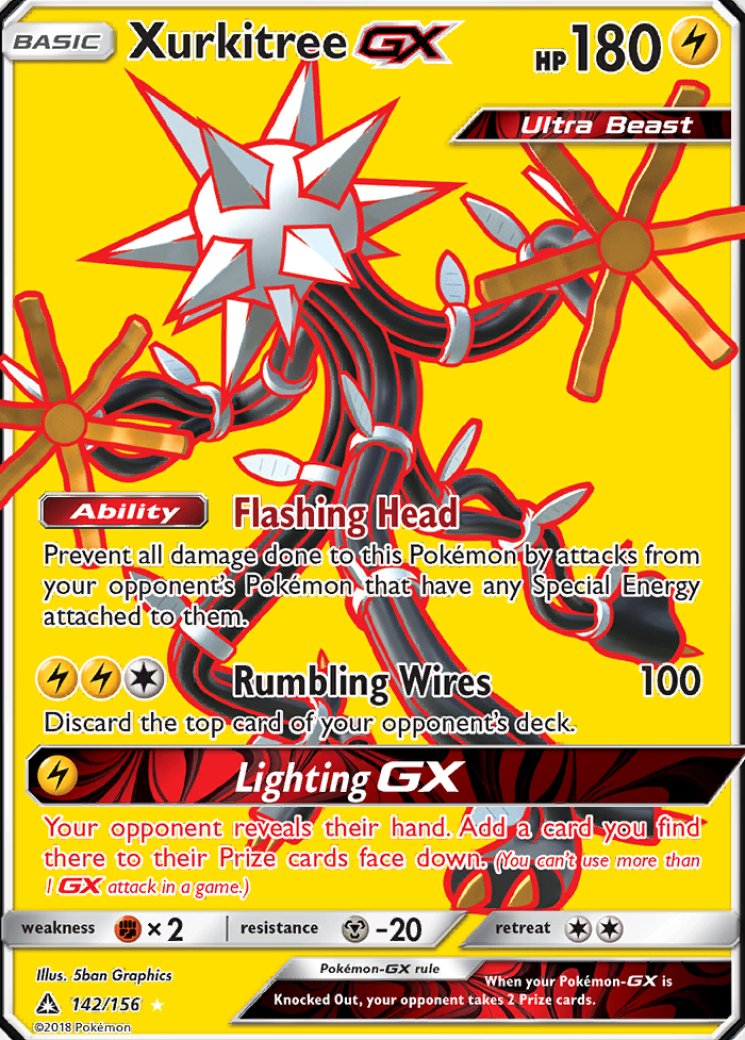 Xurkitree GX (Full Art) 142/156 Price 2026 | Ultra Prism