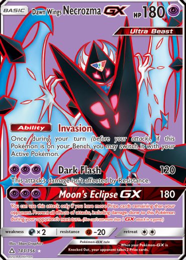 Dawn Wings Necrozma GX (Full Art)