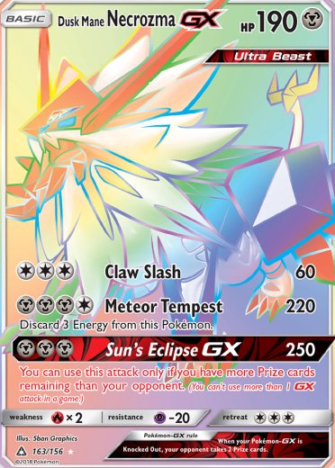 Dusk Mane Necrozma GX (Secret Rare)