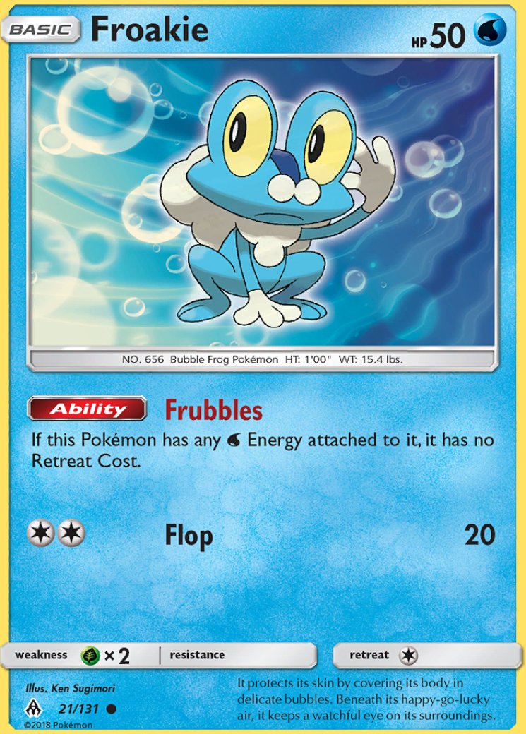 Froakie (21) 21/131 Price 2026 | Forbidden Light
