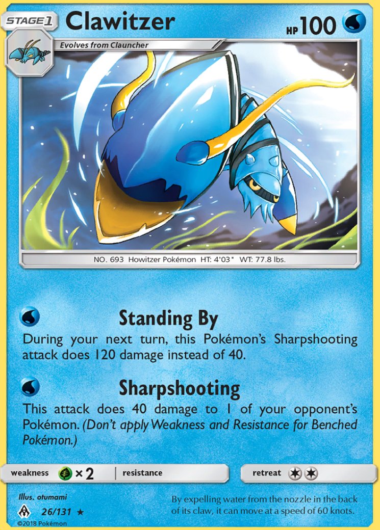 clawitzer pokemon card value M1S 068/063 AR Colorless Artist Clawitzer 038 Mega Evolution (NM)