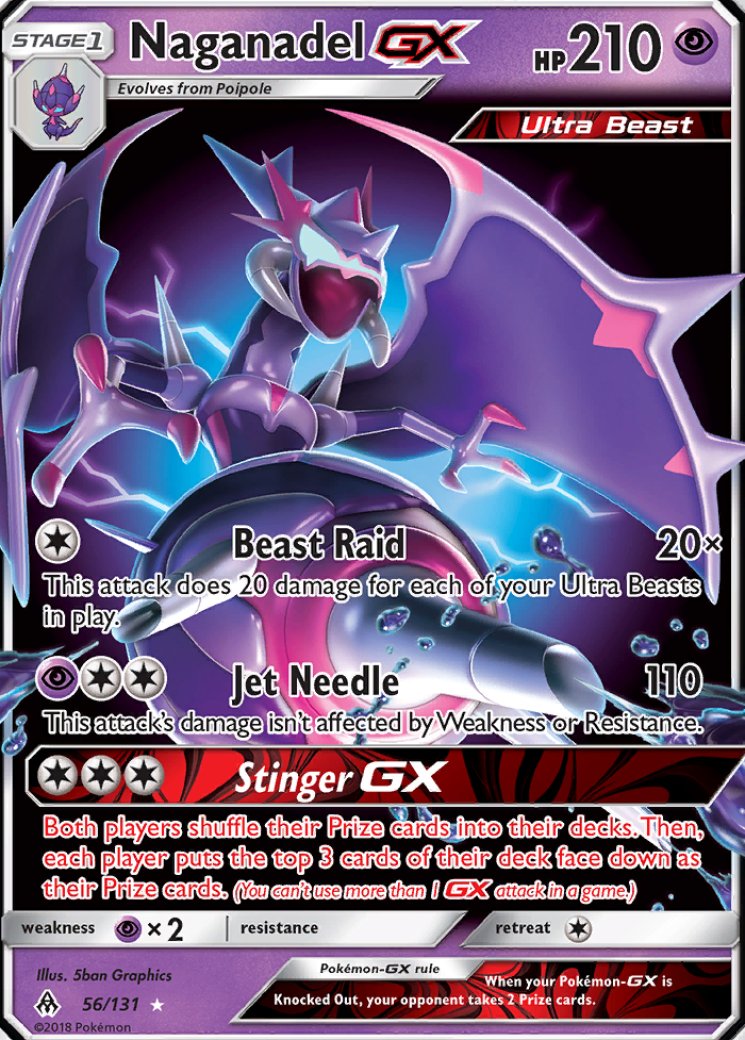 Naganadel GX - Forbidden Light - Pokemon Card Prices & Trends