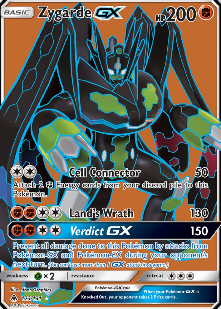 Zygarde GX (Full Art) 123/131 Price 2026 | Forbidden Light