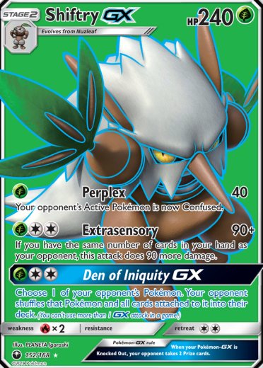 Shiftry GX (Full Art)