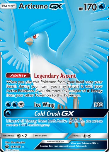 Articuno GX (Full Art)