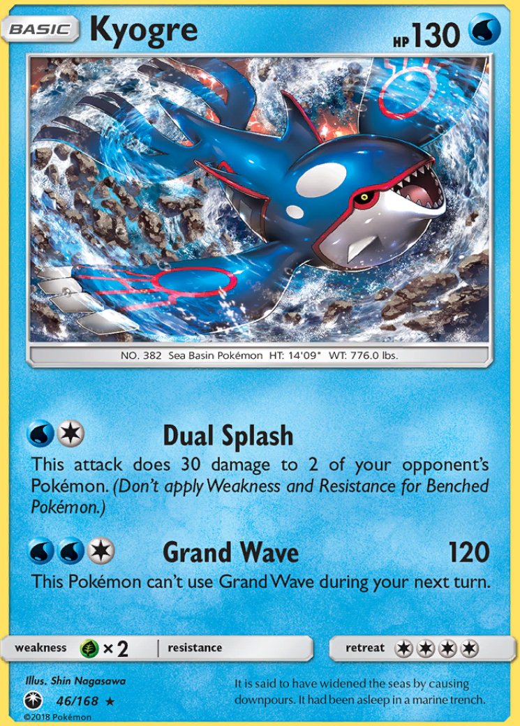 kyogre pokemon cards Amazon.com: Pokemon - Kyogre (53/160) main image 1