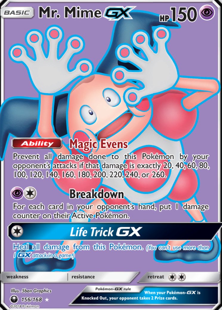 Mr. Mime GX (Full Art) 156/168 Price 2026 | Celestial Storm