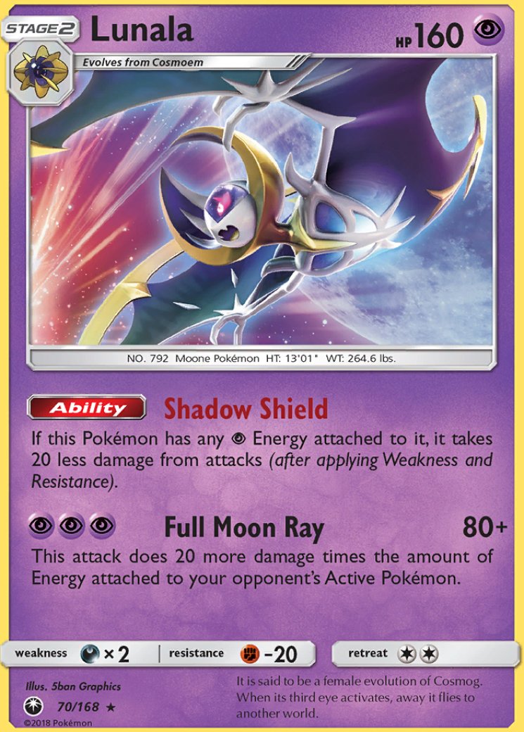 Lunala GX (Secret Rare) - Ultra Prism - Pokemon Card Prices & Trends