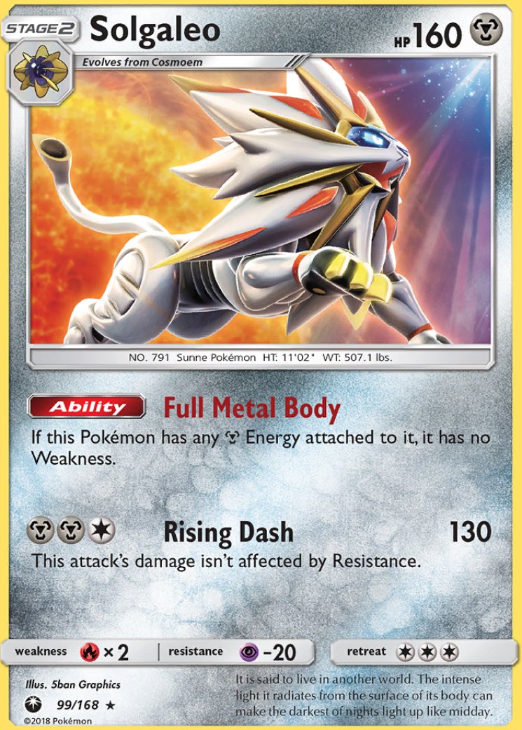 Solgaleo GX (Full Art) - Sun & Moon - Pokemon Card Prices & Trends Solgaleo GX (Full Art) - Sun & Moon - Pokemon Card Prices & Trends