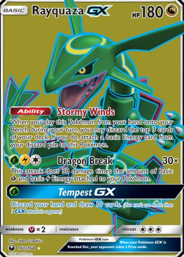 Rayquaza GX (Full Art)