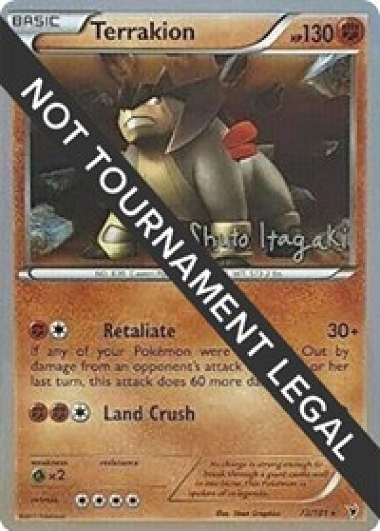 pokemon terrakion card Terrakion - 122/236 - Unified Minds
