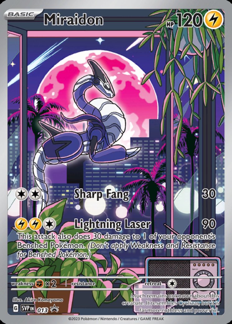 Miraidon - 013 13/142 Price 2026 | Scarlet & Violet Promo Cards